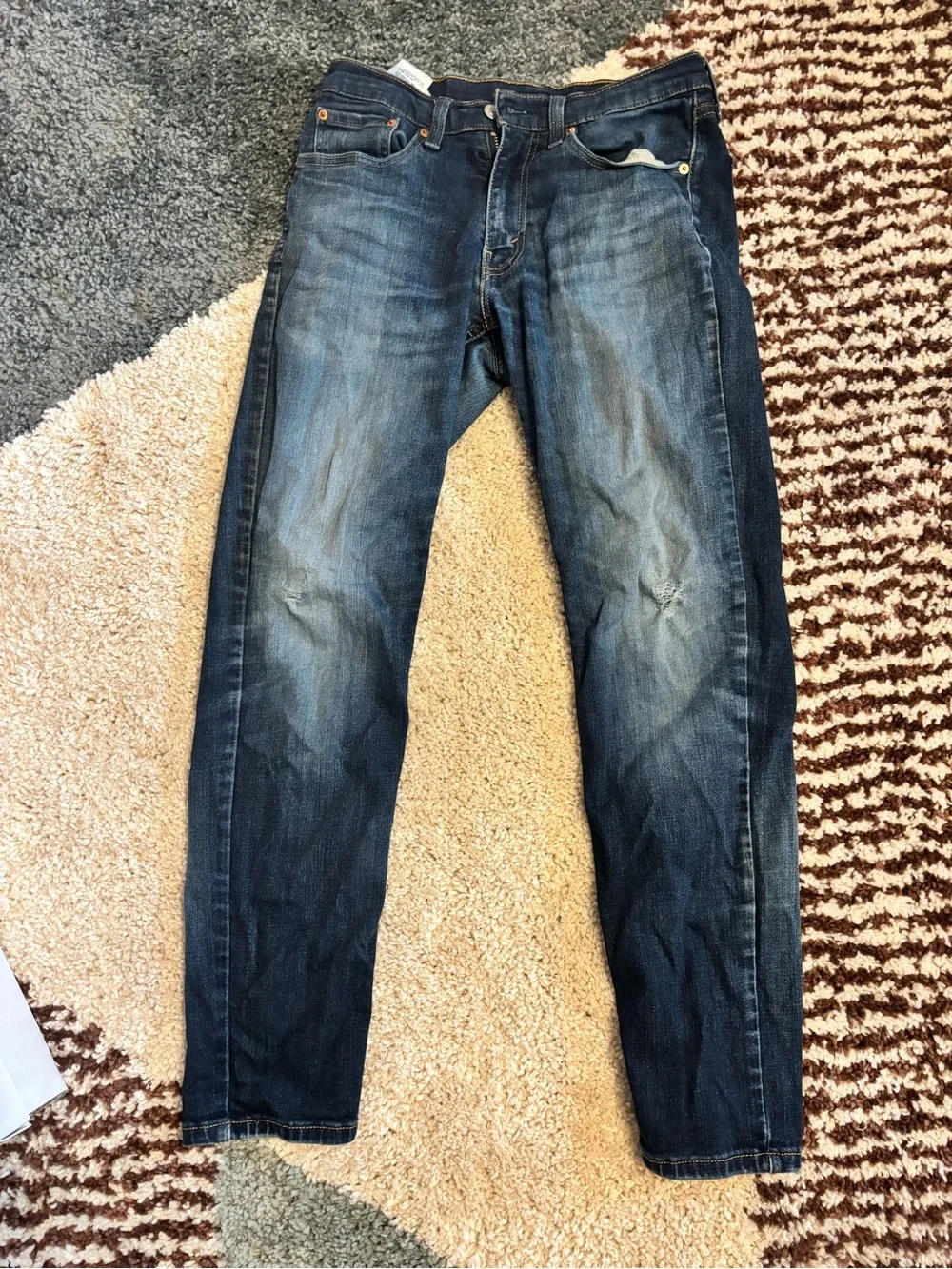 Levi's Slim Straight Faded Blue Jeans